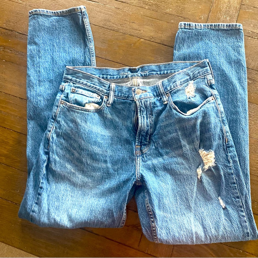 Old Navy Men’s Built-In Flex Straight Leg Jeans (34x32)